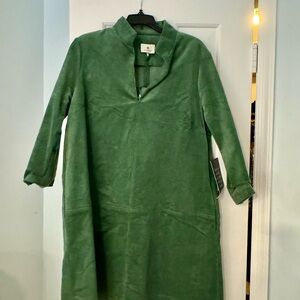 Tuckernuck Forest Green Corduroy Top